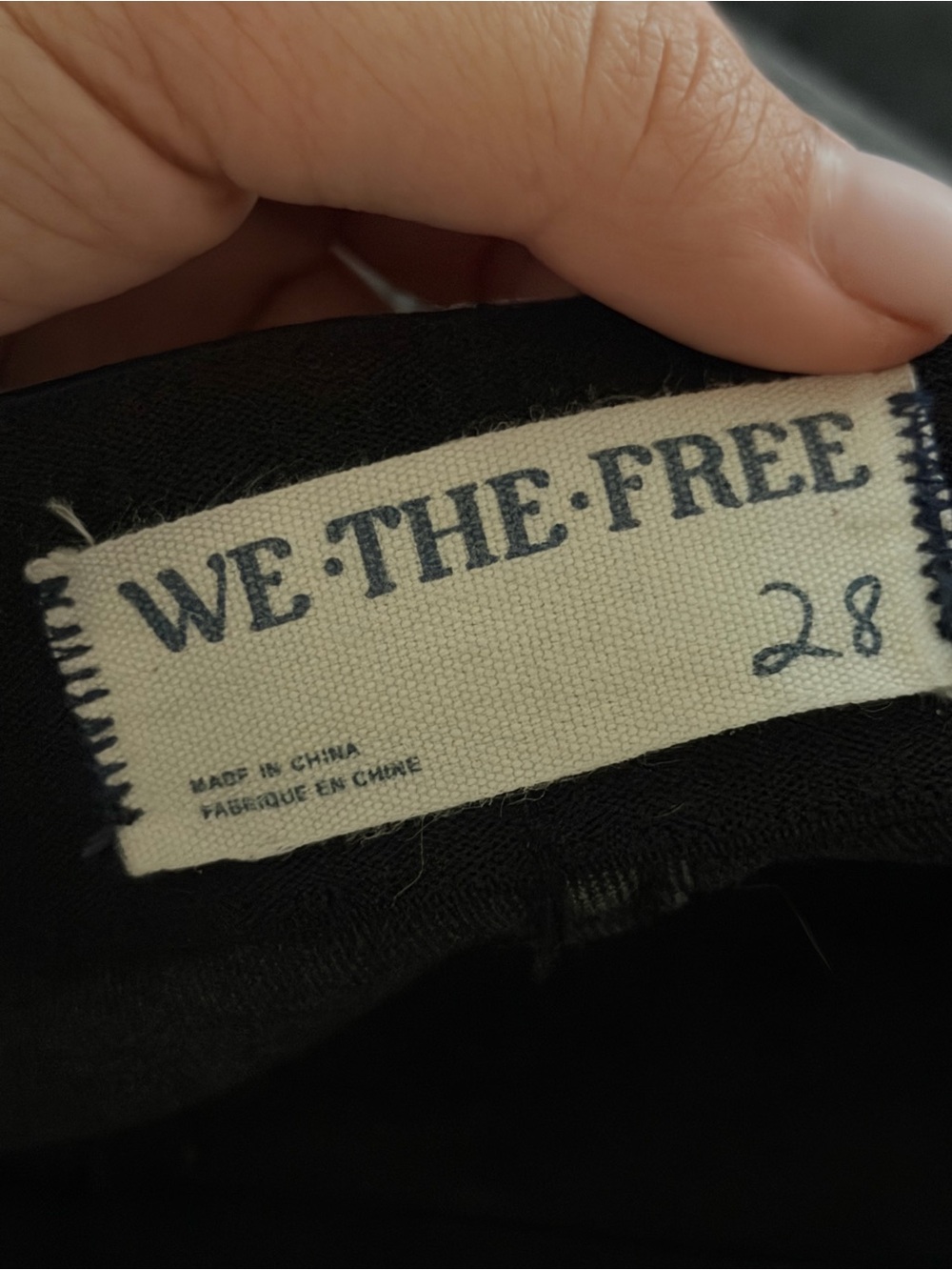 Free People High waisted Black flared Jeans